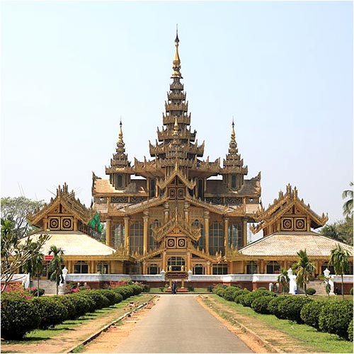 Cung điện Kanbawzathadi ở Bago Myanmar