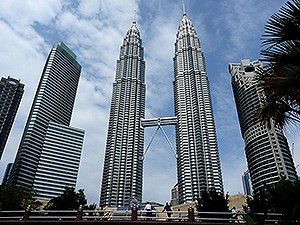 Tháp đôi Petronas tại Kuala Lumpur