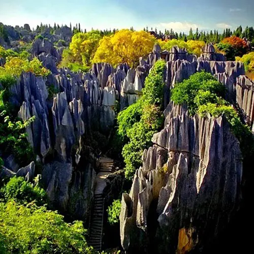 Rừng đá Thạch Lâm Côn Minh - kỳ quan thiên nhiên nổi tiếng của Vân Nam Trung Quốc