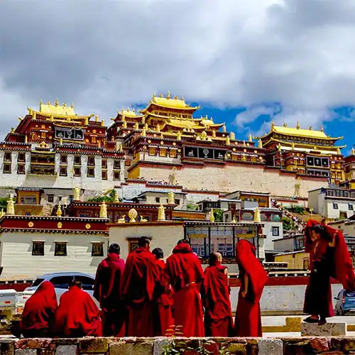 Đi tour Lệ Giang Shangrila check in chùa Songzanlin
