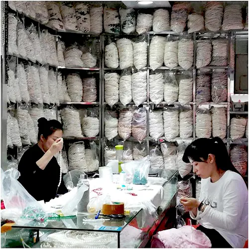 Thương nhân tại chợ Ngọc tại Quảng Châu