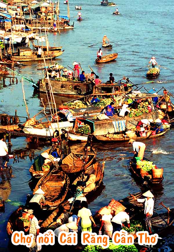 Chợ nổi Cái Răng Cần Thơ