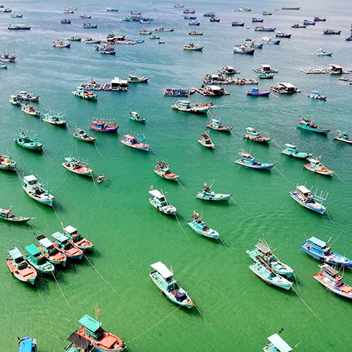 Đảo Ngọc Phú Quốc nhìn từ cáp treo Hòn Thơm