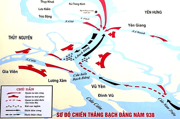 Ảnh Chiến thắng trên sông Bạch Đằng năm 938 của Ngô Quyền