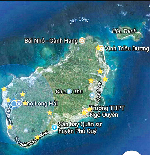 Ảnh Bản đồ du lịch đảo Phú Quý