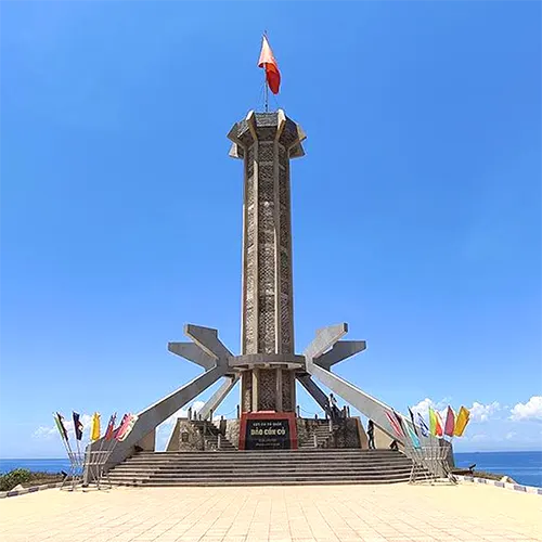 Cột Cờ trên đảo Cồn Cỏ - Điểm  A11 đường cơ sở