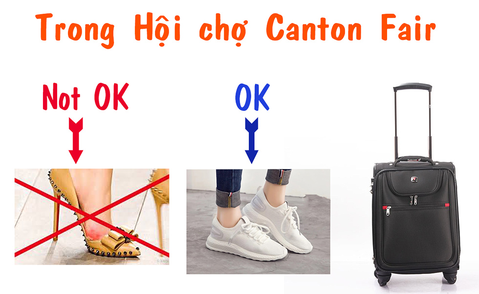 Trang phục, hành lý trong Hội chợ Canton Fair