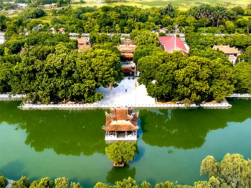 Toàn cảnh đền Đô hay còn gọi đền Lý Bát đế thờ 8 vị vua nhà Lý tại Bắc Ninh