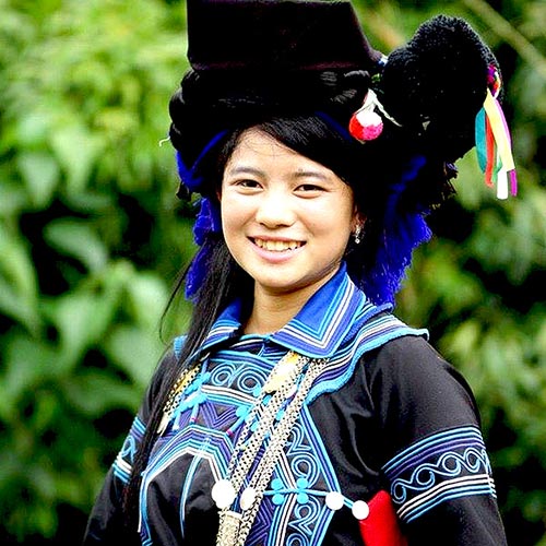 Ảnh Thiếu nữ dân tộc Hà Nhì Xã Y Tý huyện Bát Xát Tỉnh Lào Cai