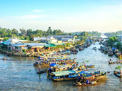 Các điểm du lịch tại Long An, Bến Tre, Tiền Giang và Vĩnh Long
