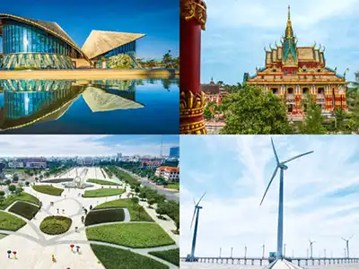 Các điểm du lịch tại Bạc Liêu, Cà Mau, Kiên Giang, An Giang, Đồng Tháp